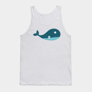 Whale Landscape Tank Top